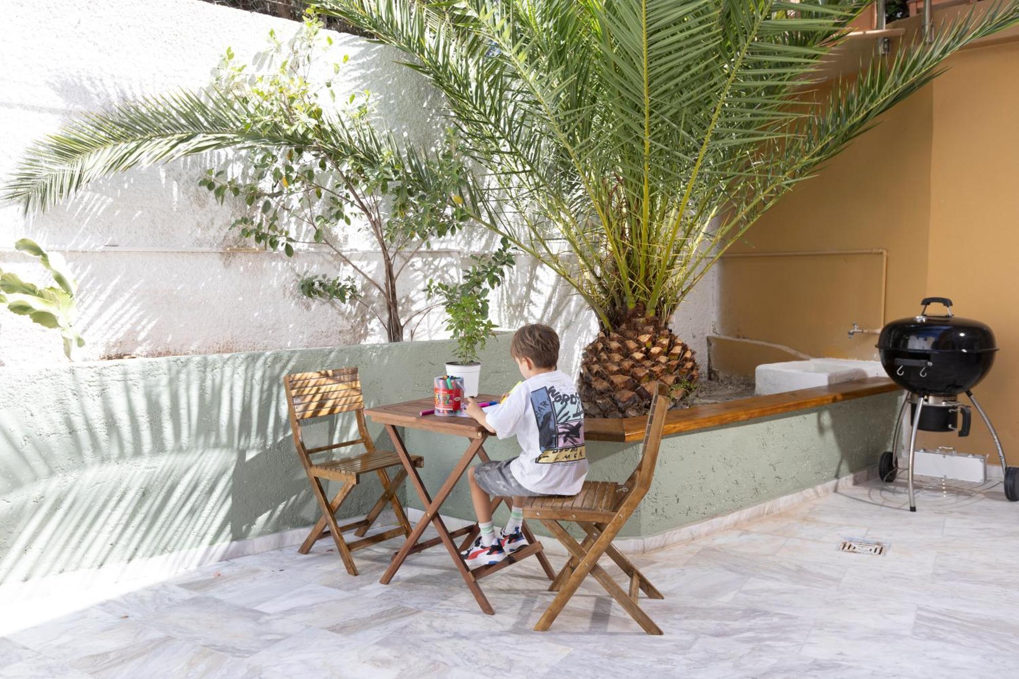 Oelia Rooms & Apartments Agia Marina  Buitenkant foto